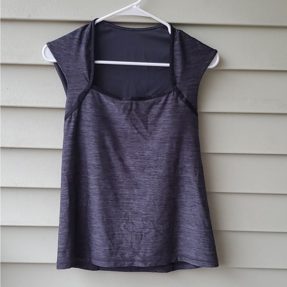 Lululemon dark heat top dark heat Cap Sleeve  top